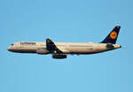 Lufthansa, Airbus A 321-231, D-AISW  Stade , BER, 28.01.2024