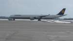 LUFTHANSA AIRBUS A 340-600 D-AIHO FLUGHAFEN MNCHEN 21.02.2010