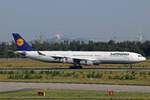 Lufthansa, D-AIGZ, Airbus A340-313, msn: 347,  Villingen-Schwenningen , 14.August 2025, FRA Frankfurt, Germany.