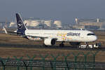 Lufthansa Airbus A321-271NX D-AIEP wird zum Gate geschleppt in Frankfurt 22.1.2026