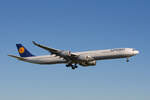 Airbus A340-600, Lufthansa (D-AIHZ), Frankfurt (FRA), 01.05.2026.