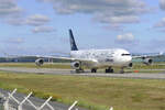 Lufthansa Airbus A340-313X D-AIGV rollt zum Terminal in Frankfurt 13.6.2026
