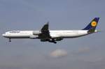Lufthansa, D-AIHD, Airbus, A340-642, 02.04.2010, FRA, Frankfurt, Germany     