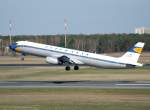 Lufthansa A 321-131 D-AIRX  Retrojet  beim Start in Berlin-Tegel am 02.04.2010