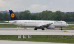 Lufthansa Airbus A 321-200 Rosenheim Flughafen Mnchen 08.05.2010
