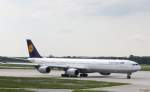 Lufthansa Airbus A 340-642X D-AIHV Flugahfen Mnchen 26.05.2010