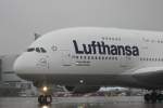 Lufthansa Airbus A 380-800 Frankfurt Am Main D-AIMA Flughafen Mnchen am 02 Juni 2010