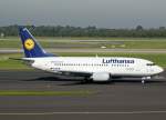 Lufthansa, D-ABJA, Boeing 737-500  Bad Segeberg  (Sticker-lufthansa.com), 2010.09.22, DUS-EDDL, Dsseldorf, Germany     