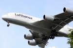 Lufthansa Airbus  A 380-841 D-AIMF Zrich Kurz vor der Landung Flughafen Frankfurt am main 20.05.2011