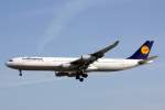 Lufthansa Airbus  A 340-313X D-AIGX Dren Frankfurt am Main 22.05.2011