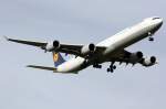 Lufthansa Airbus  A 340-642 D-AIHO Mnchen ( MUC ) 05.11.2011