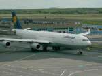 A340-300 der Lufthansa in Frankfurt.(Juni 2005)
