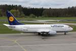 Lufthansa, D-ABXL  Neuss , Boeing, 737-300, 18.04.2012, FDH-EDNY, Friedrichshafen, Germany