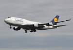 B 747-400  Thüringen  D-ABTF Lufthansa appr.