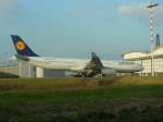 Lufthansa A-330-300 D-AIKL zur Wartung bei der Lufthansa-Technik am Hamburg-Airport 