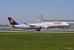 Lufthansa, D-AIFC  Gander/Halifax , A340-313X bei der Landung in MUC aus Sao Paulo (GRU) 15.05.2013