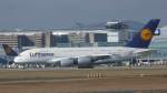 A380 kurz vor dem Start nach Tokio 2011 in Frankfurt