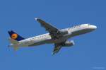 D-AIZB  Norderstedt, Lufthansa, A320-214 in MUC im Steigflug nach Rom (FCO) 17.07.2013