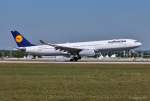 D-AIKJ  Bottrop  / Lufthansa / A330-343X bei der Landung in MUC aus Dubai (DXB) 16.08.2013