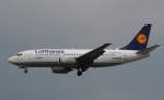 Lufthansa B 737-330 D-ABEH  Bad Kissingen  bei der Landung in Frankfurt am 11.06.2013