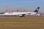 D-AIFC  Gander/Halifax  / Lufthansa / A340-313X beim Start in MUC nach Seoul (ICN) 16.12.2013