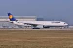 D-AIKR / Lufthansa / A330-343X beim Start in MUC nach Mumbai (BOM) 01.02.2014
