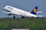 D-AIQE Lufthansa Airbus A320-211   23.04.2014 Start in Tegel