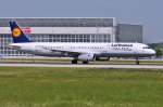 D-AIDF  FC Bayern Siegerflieger  / Lufthansa / A321-231 in MUC beim Start nach Istanbul (IST) 19.05.2014