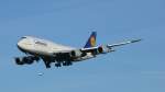 Am 24.3.2014 flog ich mit dieser Boeing 747-8 von Lufthansa mit der Kennung D-ABYK nach Hongkong. Frankfurt