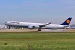 D-AIHN  Gummersbach  / Lufthansa / A340-642  Fanhansa  in MUC bei der Landung aus Sao Paulo (GRU) 03.07.2014