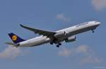 D-AIKM / Lufthansa / A330-343 in MUC im Steigflug nach Mumbai (BOM) 18.06.2014