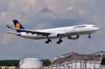 D-AIKS / Lufthansa / A330-343 in MUC vor der Landung aus Washington (IAD) 01.07.2014