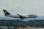 D-ABVS Lufthansa Boeing 747-430    Landeanflug Frankfurt am 16.07.2014