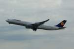 D-AIGI Lufthansa Airbus A340-311    gestartet in Frankfurt am 16.07.2014