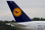 Lufthansa, D-AIMG  Wien , Airbus, A 380-800 (Seitenleitwerk/Tail), 15.09.2014, FRA-EDDF, Frankfurt, Germany 