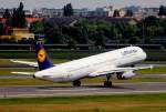 Lufthansa A 321-231 D-AIDA beim Start in Berlin-Tegel am 11.07.2014