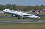 D-AIDQ Lufthansa Airbus A321-231  in Tegel gestartet   29.04.2015