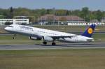 D-AIRL Lufthansa Airbus A321-131  Kulmbach  in Tegel gestartet  am 29.04.2015