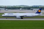 D-AIRA Lufthansa Airbus A321-131  Finkenwerdert  gelandet in München  10.05.2015