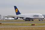 Lufthansa (LH/DLH), D-AIMK  Düsseldorf , Airbus, A 380-841, 17.04.2015, FRA-EDDF, Frankfurt, Germany