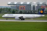 D-AIDB Lufthansa Airbus A321-231  Bayreuth  beim Start in München am 14.05.2015