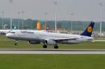 D-AIDE Lufthansa Airbus A321-231  in München kurz vor der Landung am 14.05.2015