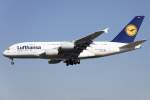 Lufthansa, D-AIML, Airbus, A380-841, 30.08.2015, FRA, Frankfurt, Germany         