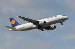 D-AIPH Lufthansa Airbus A320-211  Münster   am 10.09.2015 in München gestartet