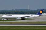 D-AIKM Lufthansa Airbus A330-343  am 11.09.2015 in München