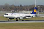 D-AIQU Lufthansa Airbus A320-211  Backwang  bei der Landung in München am 07.12.2015