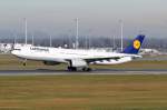 D-AIKB Lufthansa Airbus A330-343   Cuxhaven  in München bei der Landung am 11.12.2015
