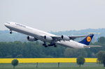 D-AIHD Lufthansa Airbus A340-642  Stuttgart   am 14.05.2016 in München gestartet
