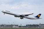 D-AIHT Lufthansa Airbus A340-642  am 14.05.2016 gestartet in München
