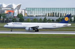 D-AIRB Lufthansa Airbus A321-131   Baden-Baden   in München am 15.05.2016 gelandet